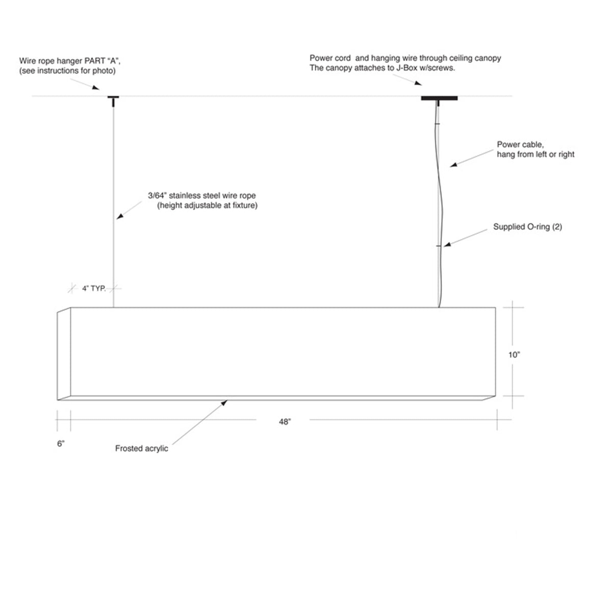 Wood Light Three Ceiling Light