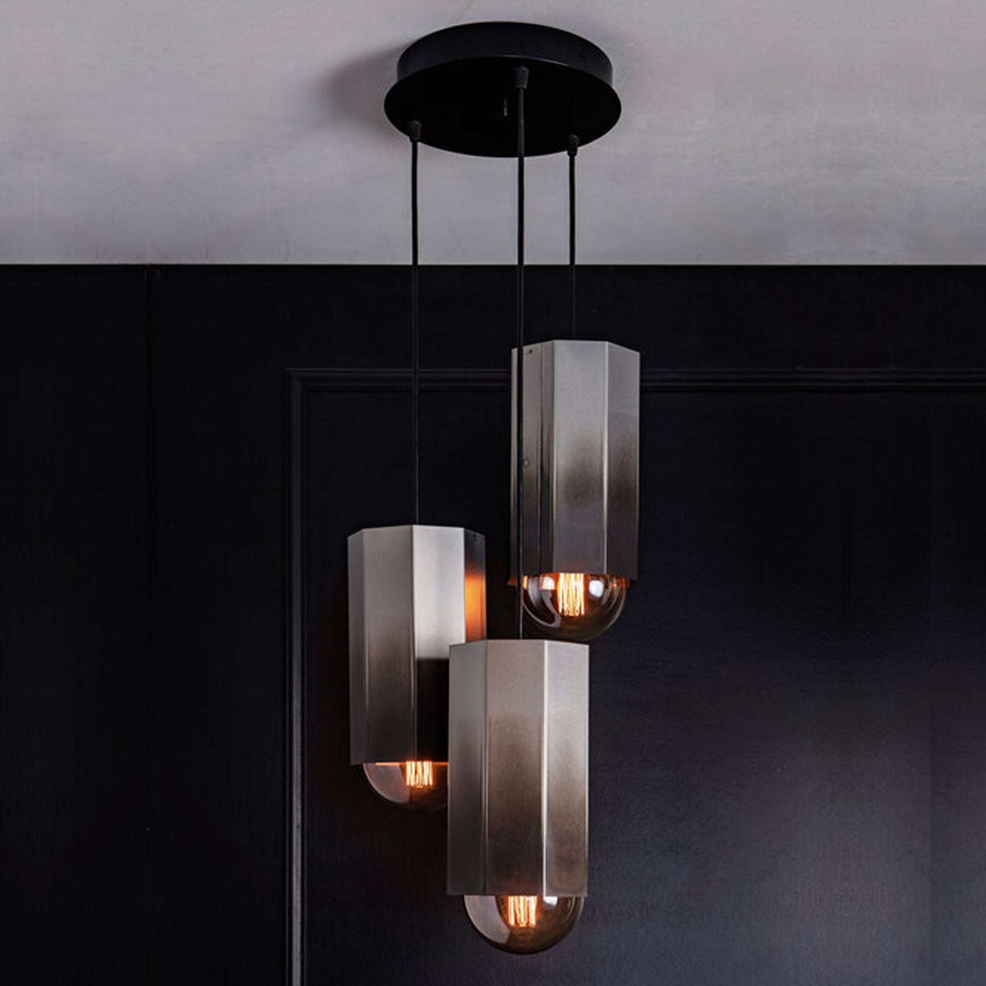 Ombre 3 Piece Hex Chandelier