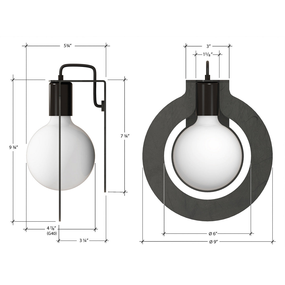 Jack Goes To Space Wall Sconce