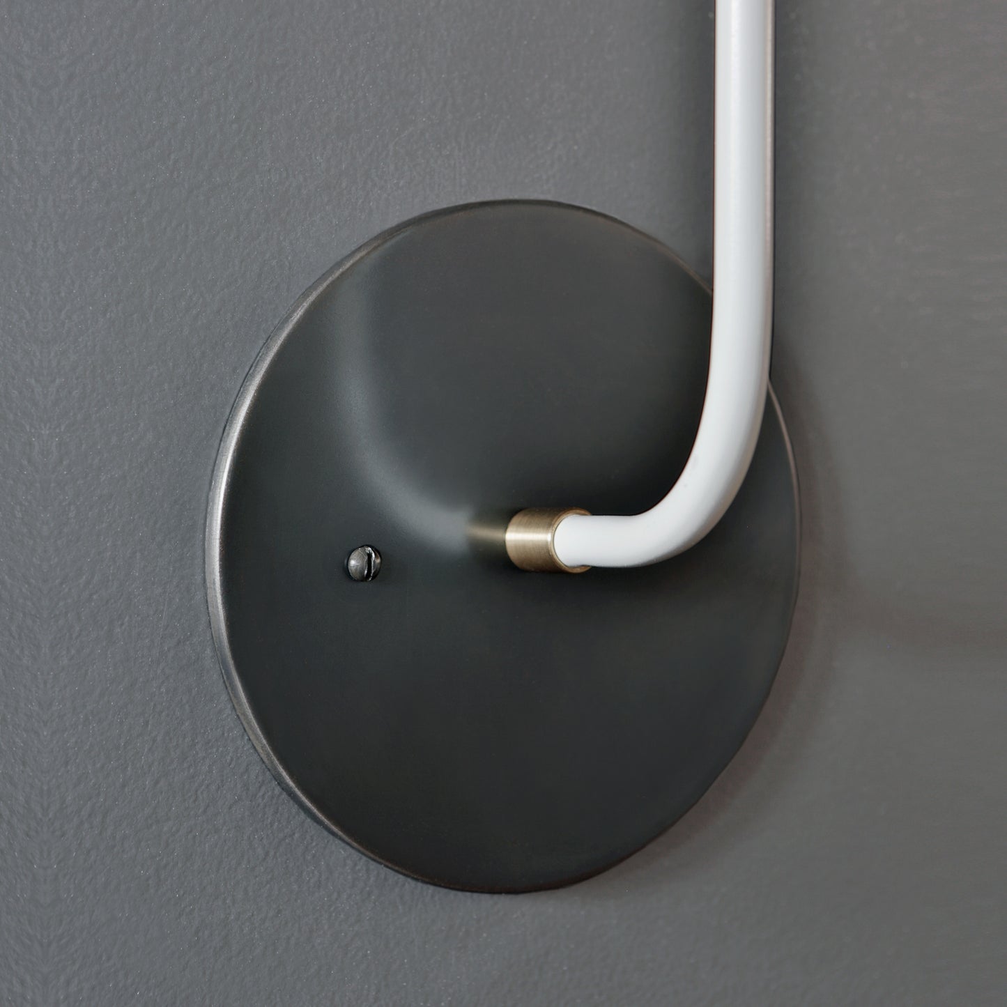 White Stick Sconce Hardwire