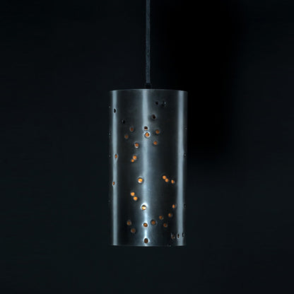 Black Crater Pendant Light