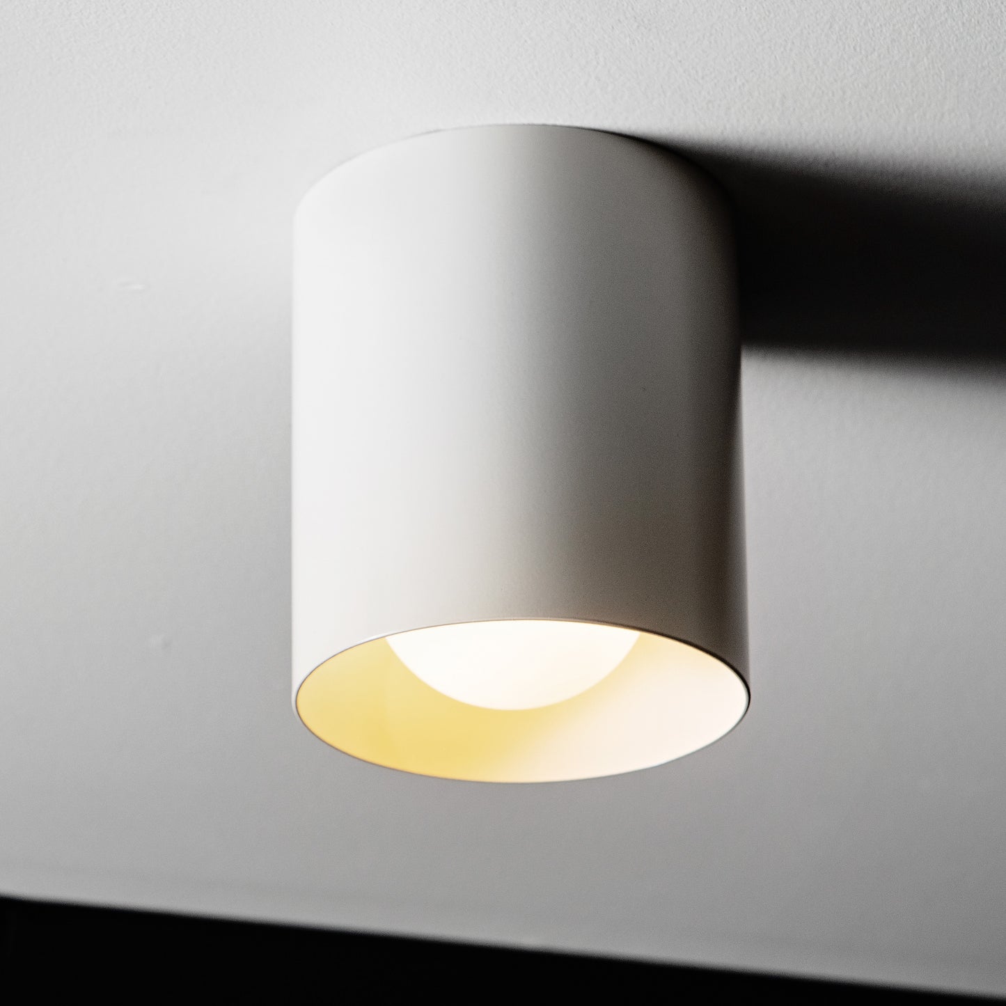 White Float Ceiling Light