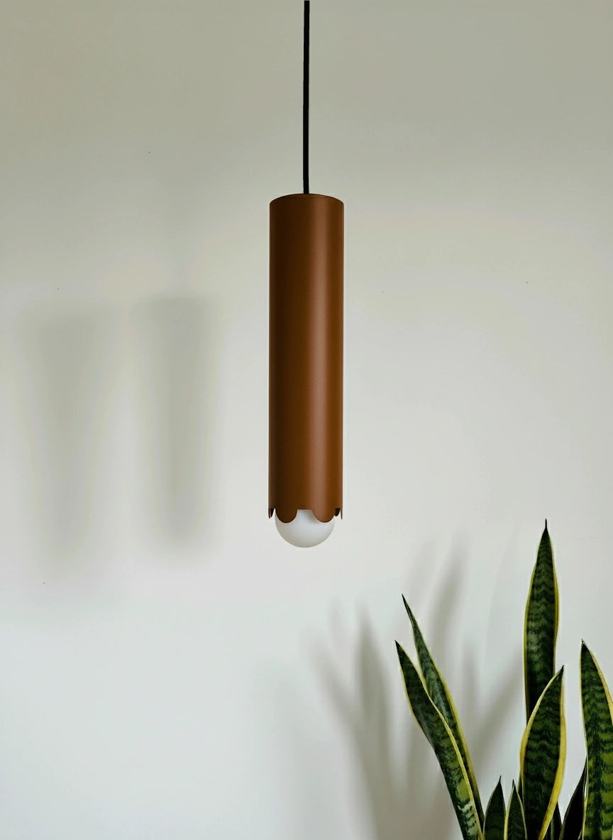 Scallop Tube Pendant