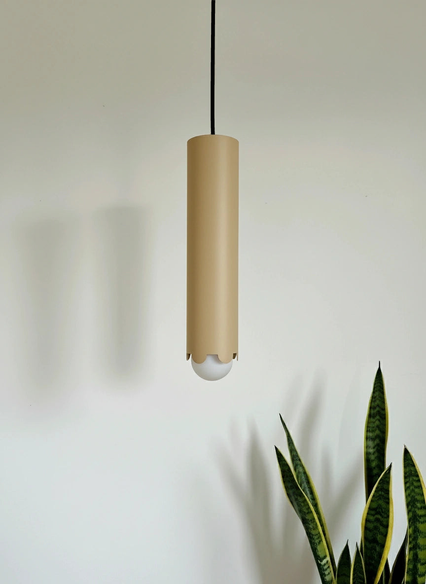 Scallop Tube Pendant