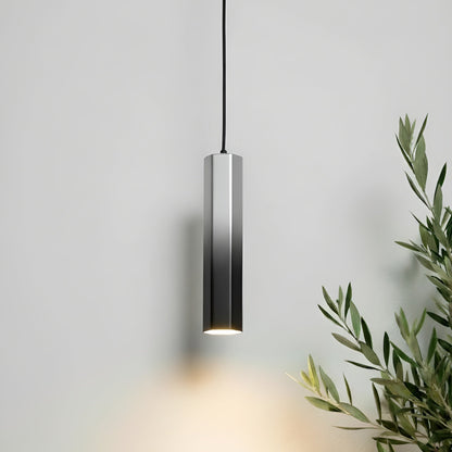 Thin Tube Hex Pendant
