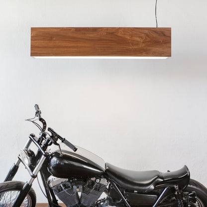 Wood Light Three Ceiling Light