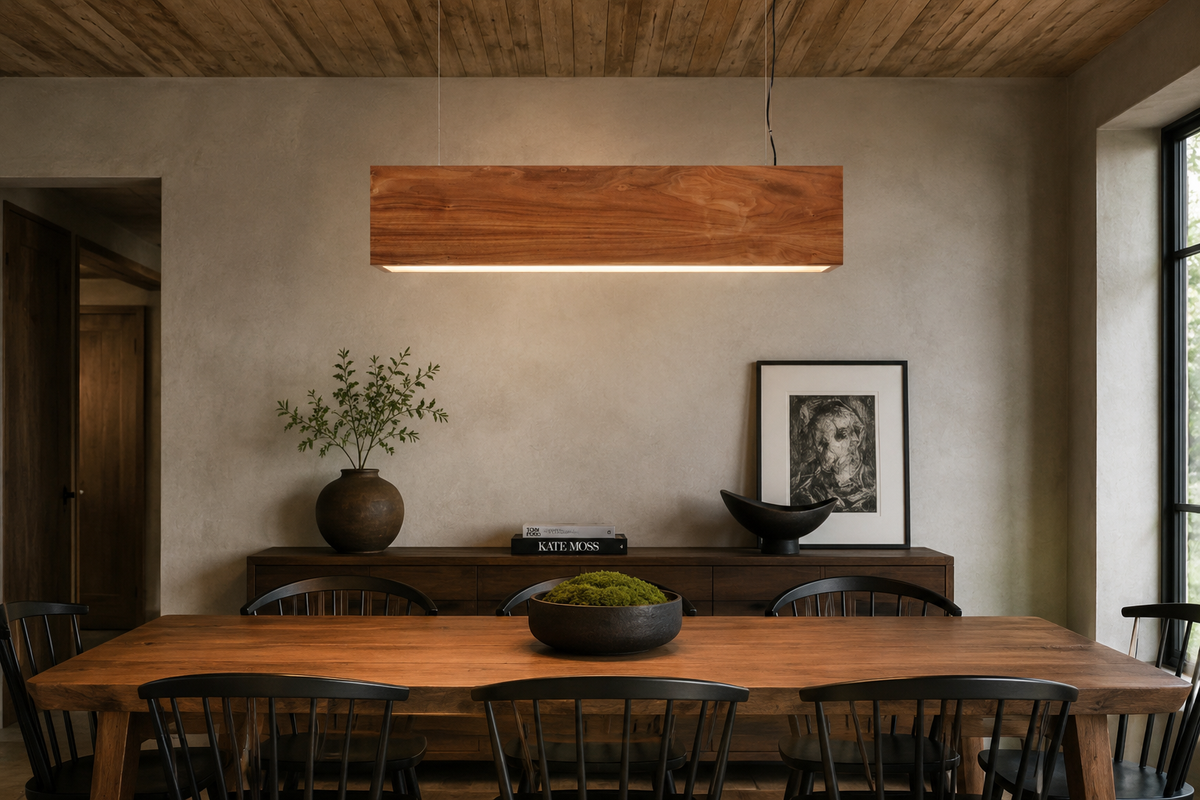 Wood Light Three pendant