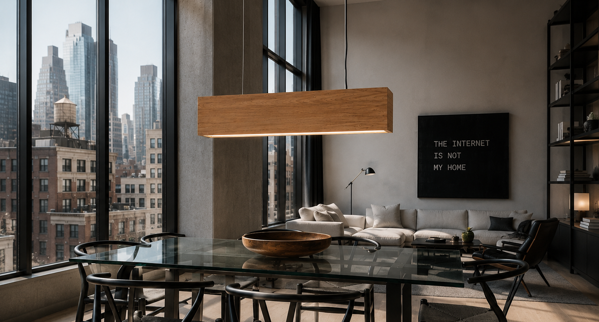 Wood Light Three installed